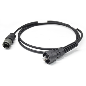 Cable de datos de red MIL con conector macho de 13 pines a RJ45 con cable CAT5 de doble blindaje de 1500 mm - Product Image 3