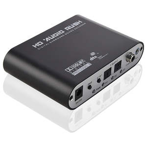 ตัวถอดรหัสเสียง<span class=keywords><strong>5.1</strong></span>ช่องพร้อมตัวแปลงโคแอกเซียลสนับสนุนหลายอินพุต/ออปติคัลเป็น RCA สำหรับเพิ่มเสียงจากทีวี PS5 Xbox ดีวีดี - Product Image 2