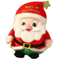 Peluche de Noël de haute qualité, Père Noël, sac de fruits de la paix, jouet en peluche, figurine, cadeau, boîte à surprises amusante, jouet en peluche pour enfants
