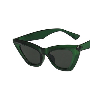 Lunettes de soleil œil de chat personnalisées avec logo, style rétro, monture fine et simple, protection solaire - Product Image 5