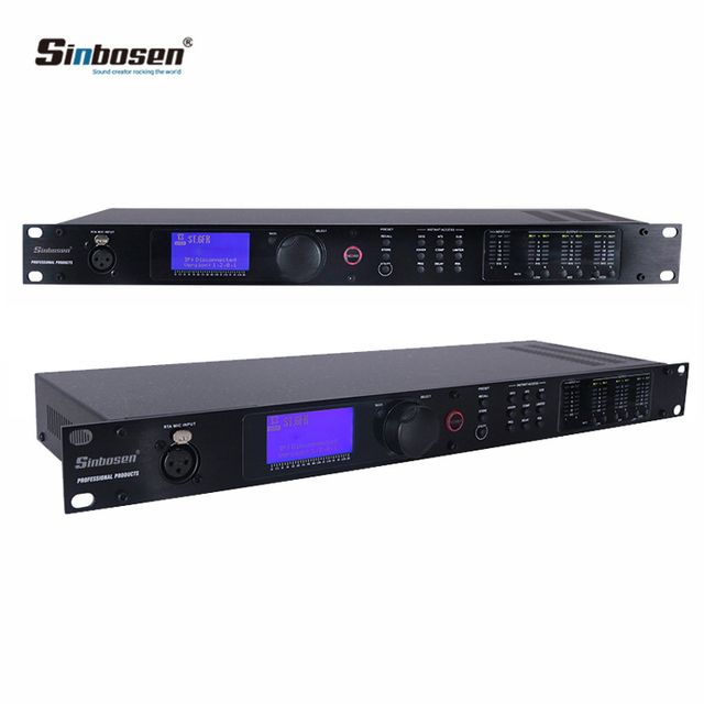 Professional Dj 2 in 6 Out Dsp Digital Audio Processor Sound System