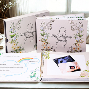 Cuaderno <span class=keywords><strong>de</strong></span> Registro <span class=keywords><strong>de</strong></span> Embarazo y Control <span class=keywords><strong>de</strong></span> Maternidad Gangtong con Espacio para Fotos, Cuaderno <span class=keywords><strong>de</strong></span> Papel A4 para Futuras Mamás - Product Image 1