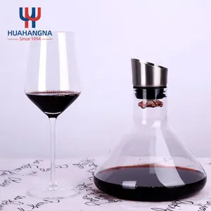 1200 мл 40 унций элегантный бессвинцовый ручной работы U-образный кристально чистый стеклянный графин для вина Графин с винными принадлежностями для дома и бара
