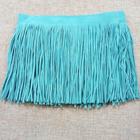 Frange en similicuir suédé double face en PU pour la couture DIY, la confection de robes, l'artisanat, les chapeaux, les sacs et la décoration de chaussures – Vente en gros