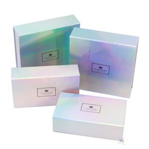 Crown Win Magnetic Embossing <b>Eco</b>-Friendly Holographic Divider Chocolate Packaging Box <b>Gift</b> Set Shipping Paper Boxes Lid - Product Image 6