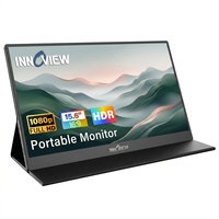 Moniteur portable de voyage 15,6 pouces 60Hz IPS mat, Plug and Play, Type C, avec fonction de protection des yeux, pour les joueurs, les étudiants, les professionnels et les voyageurs