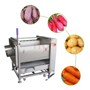 Vegetable Washing Fruit Peeling Machine For Sweet Potato