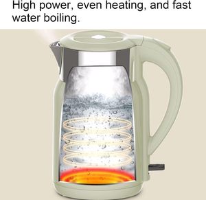 กาต้มน้ำไฟฟ้าแบบแก้วสำหรับห้องพักโรงแรม >2.0 ลิตร ปิดอัตโนมัติ พกพาสะดวก ผู้ผลิตขายส่งที่ได้รับการรับรอง - Product Image 2