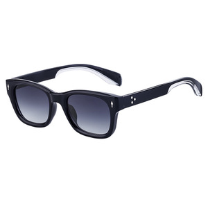 Lunettes de soleil polarisées carrées ZS-98130P pour hommes, monture noire en PC, verres TAC, protection UV400, pour la conduite en extérieur - Product Image 5