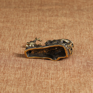 Nuovo arrivo antico rame tigre cattura vecchi <span class=keywords><strong>oggetti</strong></span> cervi antichi piccoli ornamenti - Product Image 5