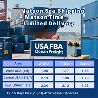 Service de logistique rapide porte à porte DHL, transport express LCL, transport maritime et aérien, agent d'expédition FBA de Chine vers les États-Unis