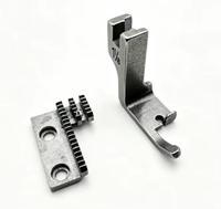 A10 Rouleau à lit plat double pour matériaux fins, pour l'enroulement des bords à angle droit, accessoire de machine à coudre pour enrouleur de bords à moteur cylindrique