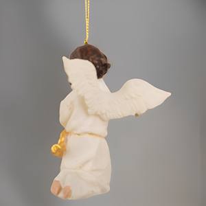 Estatua Religiosa Católica de Ángel Cristiano de Resina Esculpida Artística de 9 cm de Alto para Decoración Navideña de Casas de Pueblo - Product Image 4