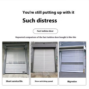 Portes de type turbine adaptées aux entrepôts et ateliers, volets roulants automatiques télécommandés en alliage d'aluminium personnalisables - Product Image 4