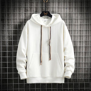 Nueva sudadera con capucha informal para hombre, de primavera y otoño, con capucha, manga larga, color sólido, suave, holgada y cómoda. - Product Image 4