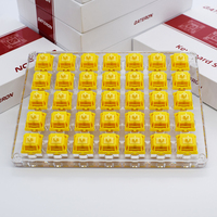 Interruptor de Teclado mecánico para juegos de ordenador, tapa de KS-26 de alta calidad, dorado, amarillo, dorado, marrón, GATERON, 3 pines