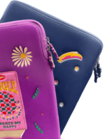 Pochette pour ordinateur portable mignonne brodée sur mesure Housse pour tablette pour femmes pochette d'ordinateur brodée élégante Sac de transport pour ordinateur portable Pochette pour ordinateur portable
