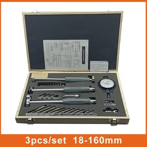 Thiết lập của ba quay số khoan đo 0.7-6 "<span class=keywords><strong>Bore</strong></span> <span class=keywords><strong>Gauge</strong></span> Rod 18-35-50-160mm mở rộng khoan <span class=keywords><strong>Gauge</strong></span> Rod - Product Image 3