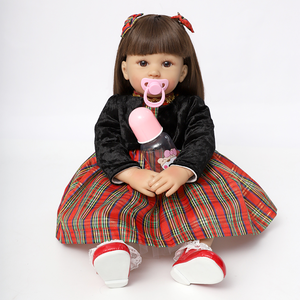 URCHOICE Belle Fille Silicone Reborn Bébé Poupées Vinyle <span class=keywords><strong>Pas</strong></span> <span class=keywords><strong>Cher</strong></span> Gel De Silice Moule Personnaliser Enfants Jouet Cadeau Reborn Artiste Bébé Collectionneur - Product Image 5