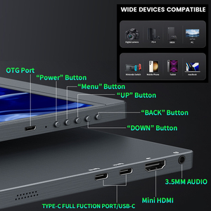 Siêu Mỏng 16-Inch 4K Xách Tay Màn Hình 400Nits Trọng Lượng Nhẹ <span class=keywords><strong>1</strong></span>.8lbs Vesa Thứ Hai Màn Hình Cho Văn Phòng/Chơi Game Ánh Sáng Màu Xanh Thấp IPS Wifi - Product Image 4