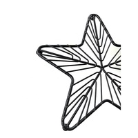DaS Star Shape Metall Tischplatten Mat Hot Pot Holder für zu Hause
