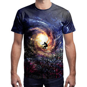Ropa de hombre personalizada poliéster sublimación impresión 120g manga corta casual hombres <span class=keywords><strong>camiseta</strong></span> al por mayor - Product Image 2