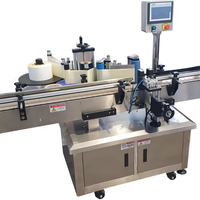 Étiquettes autocollantes à haute vitesse pour bouteilles de produits de nettoyage, parfums et détergents, machine d'étiquetage automatique pour bouteilles rondes