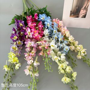 Fleurs artificielles en soie Larkspur Secret Garden 105 cm pour arrangement floral de mariage - Product Image 1