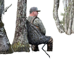 Siège de chasse portable Fanatic Outdoors Low Down, chaise de pêche à bandoulière pour utilisation en extérieur - Product Image 1