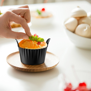 Moule de braconnier de ramequins d'oeufs en Silicone antiadhésif pour un usage domestique Cupcake lave-vaisselle friteuse à Air four micro-ondes <span class=keywords><strong>cuiseur</strong></span> à oeufs - Product Image 5