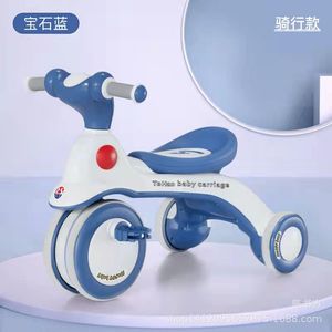 TeHao Baby Tricycle Green Color 2 To 4 Years <b>Plastic</b> <b>Wheels</b> Ride On Toy For Kids - Product Image 2