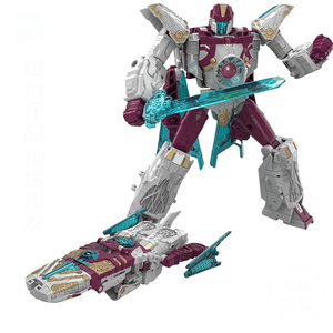 Figura de acción de personaje de <span class=keywords><strong>película</strong></span> de Hasbro <span class=keywords><strong>Transformers</strong></span> Cybertron Universe Vector Prime, juguete robot deformable, perfecto para niños y coleccionistas - Product Image 5
