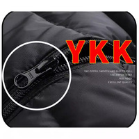 Veste chauffante pour homme, style réversible, matelassée, vintage, avec recharge USB 5V, taille américaine, vente en gros ODM, hiver