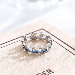 RFJEWEL 2026 Nouvelle bague ouverte en laiton plaqué argent, forme vague, ajustable, bijoux tendance pour femmes - Product Image 2