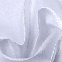 Brocade pailleté 100% Polyester cristal Organza Chenille scintillant Lurex fil métallique tissu