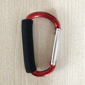 Özel büyük d şekilli metal alüminyum köpük alışveriş arabası mumya yapış karabina kanca klip - Product Image 3