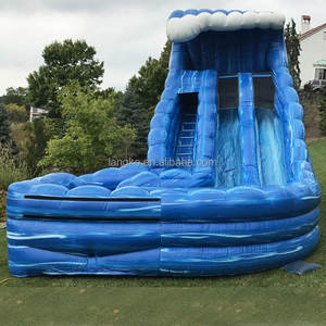 กระดานลื่น<span class=keywords><strong>เป่า</strong></span><span class=keywords><strong>ลม</strong></span>เล่นเกมกลางแจ้งพร้อมเครื่องเป่าลม - Product Image 5