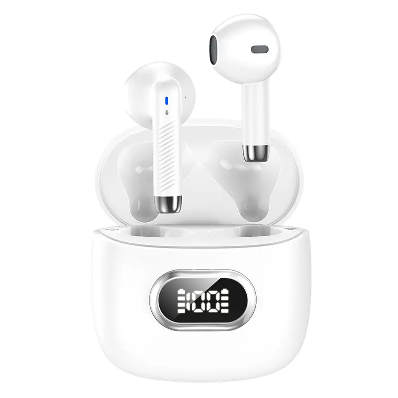 Digital display wireless in ear headphone headset wireless headset game music stereo TWS game earphone headset earbuds