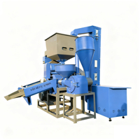 Machine à décortiquer le riz multifonctionnelle à haute efficacité pour le riz paddy, le blé, le millet, avec chambre en acier inoxydable