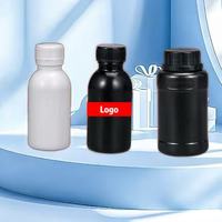 100/180/200/250/260/300ml bouteille de sirop de jus blanc bouchon à vis en plastique PE impression personnalisée prix compétitif