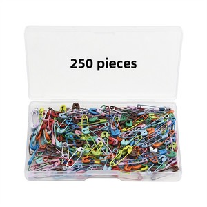 <span class=keywords><strong>Épingle</strong></span>s de sûreté en métal antirouille multi-tailles pour vêtements, fixation d'étiquettes, couture et travaux manuels DIY – Vente en gros fabricant - Product Image 5