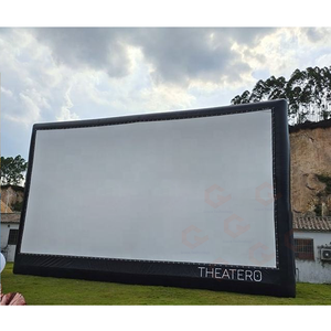 Écran de cinéma gonflable extérieur avec projecteur, écran de cinéma gonflable géant pour le stationnement - Product Image 1