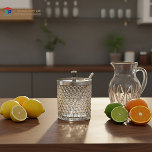 아크릴 양념통 투명 플라스틱 용기 양념통 세트 주방 소금통 주방 정리함 - Product Image 3