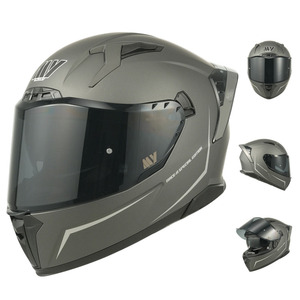 <span class=keywords><strong>Casque</strong></span> de moto modulaire intégral <span class=keywords><strong>bleu</strong></span>-vert Big Spoiler pour adulte, homologué ECE22.06 et DOT, en ABS, avec boucle à dégagement rapide - Product Image 3