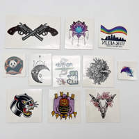 Autocollant de tatouage personnalisé pour le corps Autocollant de tatouage temporaire pour le drapeau du pays fantastique