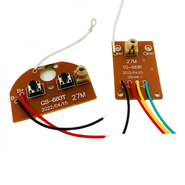 2CH RC Car Remote Control Circuit PCB Transmitter Receiver Board
