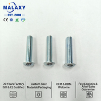Vis à tête fraisée hexagonale DIN912 en acier inoxydable et acier allié, fourniture en vrac OEM, directement de l'usine Malaxy
