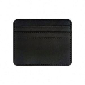 <b>Design</b> Own Pattern Logo Pu Leather Credit Name <b>Business</b> <b>Card</b> Holder Wallet Premium RFID Blocking Minimalist Wallet for Man Woman - Product Image 5