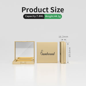 Mini molde translúcido de coque, caja pequeña de alta calidad, caja compacta hecha a mano, polvo prensado con polvo Acrílico - Product Image 3