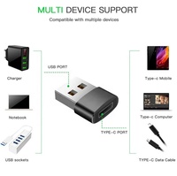 USB-A mâle vers type-c femelle convertisseur chargeur USB C OTG adaptateur pour téléphone portable alimentation USB C chargeur adaptateur